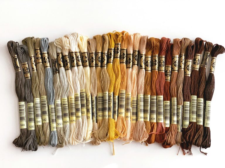 tråd til brodering